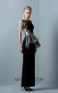 Saiid Kobeisy RE3378 Night Sky Black Front Evening Dress