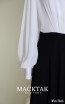 Saison White Black Detail Dress