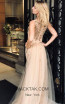 Sana Sabini 9239 Nude Back Evening Dress