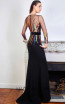 Sana Sabini 9323 Black Back Evening Dress