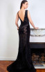 Sana Sabini 9337 Black Back Evening Dress