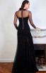 Sana Sabini 9339 Black Back Evening Dress