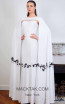 Sana Sabini 9347 Off White Front Evening Dress