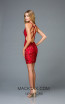 Scala 48891 Red Back Cocktail Dress