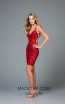 Scala 48891 Red Front Cocktail Dress