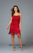 Scala 48914 Red Front Cocktail Dress