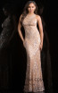 Scala 48688 Almond Front Evening Dress