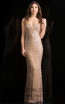 Scala 48707 Almond Front Evening Dress