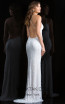 Scala 48710 Ivory Back Evening Dress