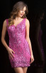 Scala 48737 Raspberry Front Evening Dress