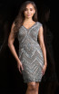 Scala 48763 Lead Front Evening Dress