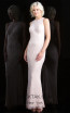 Scala 48783 Ivory Blush Front Evening Dress