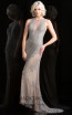Scala 48787 Lead Silver Front Evening Dress