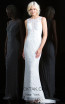 Scala 48788 Ivory Front Evening Dress