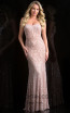 Scala 48791 Rose Front Evening Dress