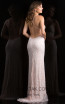 Scala 48796 Ivory Blush Back Evening Dress