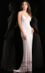 Scala 48796 Ivory Blush Front Evening Dress