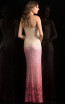Scala 48799 Champagne Pink Back Evening Dress