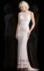 Scala 48803 Blush Front Evening Dress