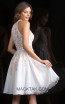Scala 48822 Ivory Blush Back Evening Dress