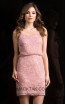 Scala 48829 Dusty Rose Front Evening Dress
