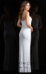 Scala 48835 Ivory Blush Back Evening Dress