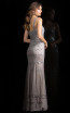 Scala 48842 Lead Silver Back Evening Dress