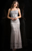 Scala 48842 Lead Silver Front Evening Dress