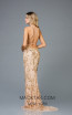 Scala 48936 Mink Gold Back Evening Dress