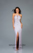 Scala 48940 Lavender Silver Front Evening Dress