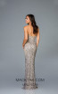 Scala 48942 Lead Silver Back Evening Dress