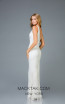 Scala 48951 Ivory Back Evening Dress