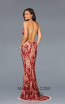 Scala 48710 Mink Red Back Evening Dress