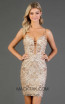 Scala 60055 Champagne Front Dress