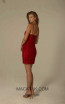 Scala 60055 Red Back Dress