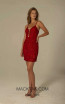 Scala 60055 Red Front Dress