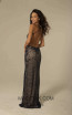 Scala 60081 Navy Nude Back Dress