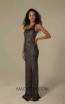 Scala 60081 Navy Nude Front Dress
