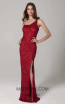 Scala 60081 Red Front Dress
