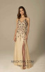 Scala 60086 Champagne Front Dress