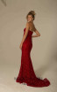 Scala 60093 Red Back Dress