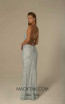 Scala 60116 Ice Blue Silver Back Dress
