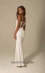 Scala 60125 Ivory Pearl Back Dress