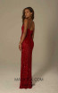 Scala 60127 Red Back Dress