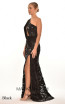 Severine Black Side Dress