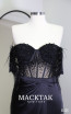 Sidney Black Off Shoulder Neckline Dress