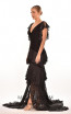 Sidonie Black Side Dress