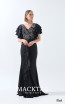 SiMack 4025 Black Short Sleeve Dress