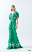 SiMack 4025 Green Long Dress