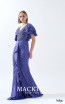SiMack 4025 Indigo Short Sleeve Dress